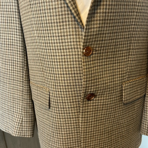 Ralph Ralph Lauren | Men's Wool Silk and Linen Blend Blazer | Size 40R - Picture 4 of 14